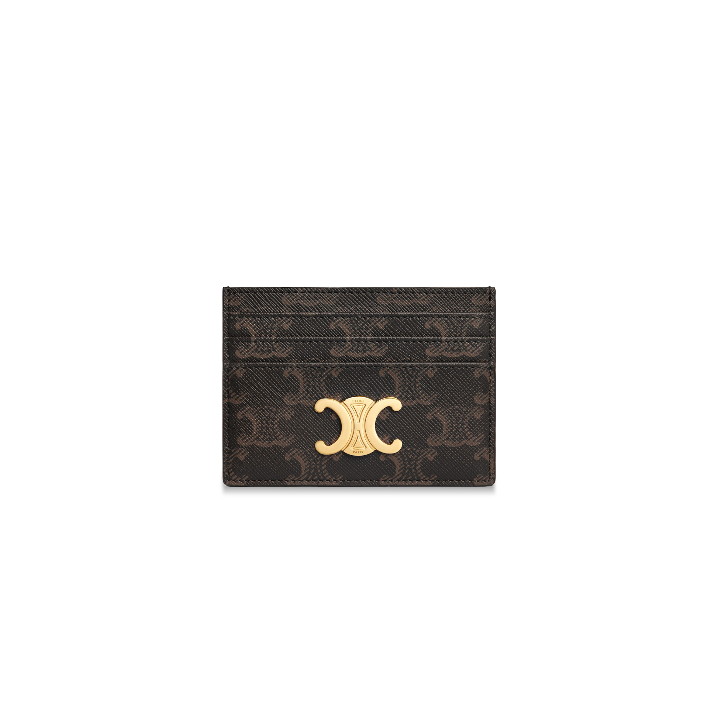 CEINE CARD HOLDER TRIOMPHE IN TRIOMPHE CANVAS 10L832CQH.04LU (11*8*0.3cm)